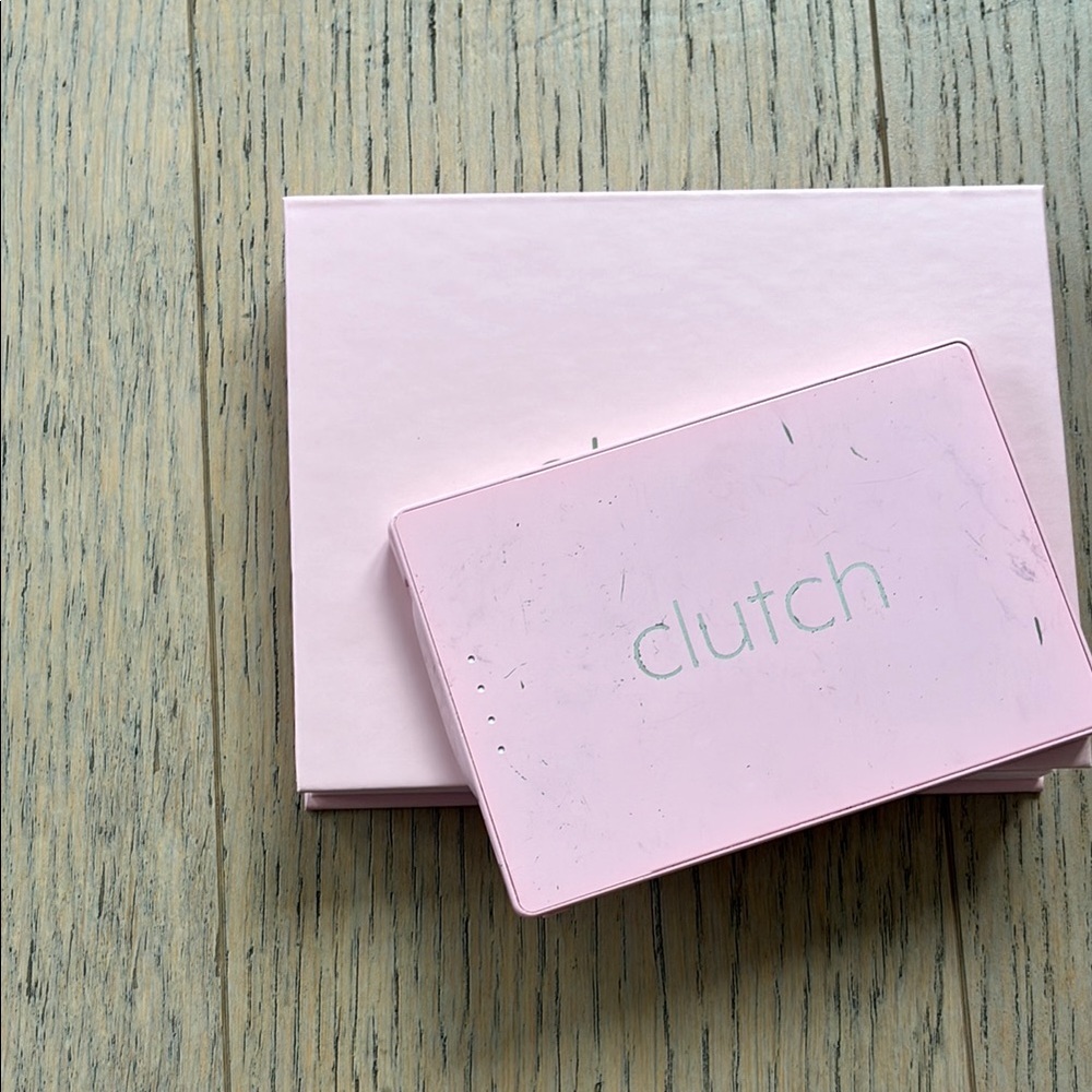 Pink Clutch Charger with Lightning connection